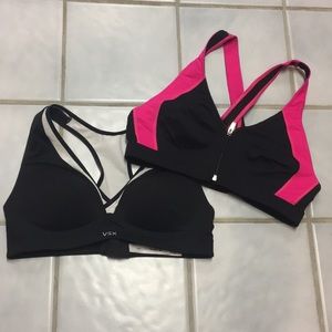 bundle of two victoria’s secret VSX sports bras
